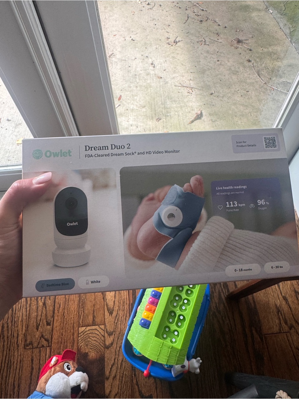 Owlet Dream Duo 2 - Owlet Dream Bundle Baby Monitor Set - Navy Blue